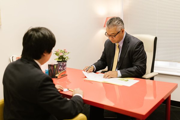 납부 방법을 상담하는 자리